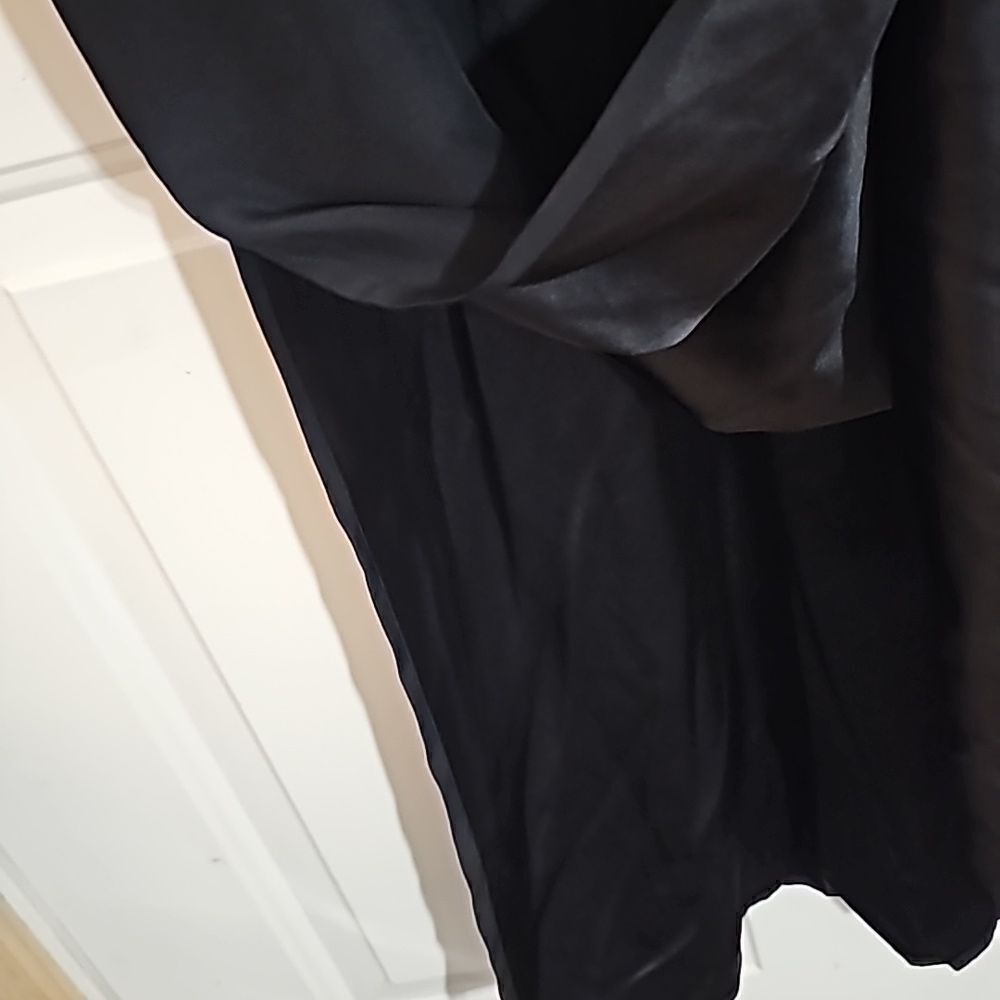 Barneys New York Black Silk Maxi Dress Size XS - Picture 7 of 10